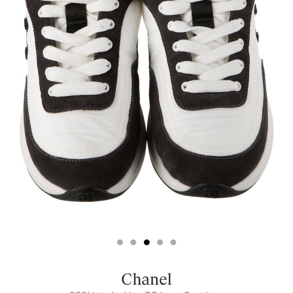 Chanel 2021 interlocking CC logo sneakers - Picture 3 of 5